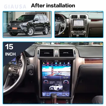 15-инчов Радио Android 12,0 Tesla Екран За lexus GX400 GX460 2015 2010-2019 CarPlay GPS Стерео Автомобилен Мултимедиен Плейър 128 GB