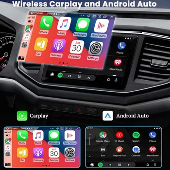 2K Безжичен Carplay за Ford Territory 2019, авто мултимедиен плейър с bluetooth-навигация, GPS, DVD, авто Android 2din