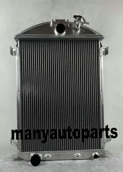 3-вграден алуминиев радиатор за Ford модел A 1930-1931 години на освобождаването на 3,3-литров Ford V8, преработен, отвори в