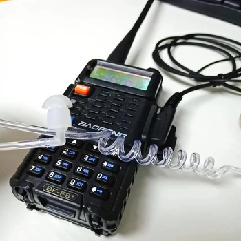 Baofeng Radio UV-5R Въздушна Акустична Тръба Слушалки ПР Слушалки с Микрофон за baofeng 888s Защитни Слушалки K Port слушалки