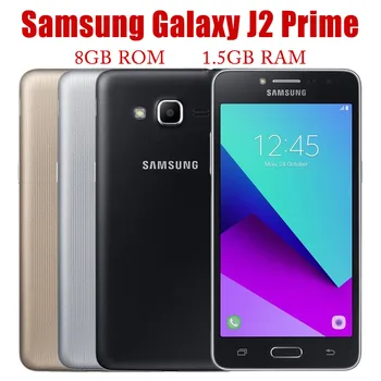 Samsung Galaxy J2 Prime G532F Мобилен Телефон с две SIM карти 8 GB ROM Смартфон 1.5 GB RAM памет, WiFi Оригинален Отключени Телефон със сензорен екран Мобилен Телефон