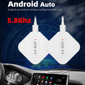 USB/Type-C Smart Mini AI Box С кабелен и wi-бърз интернет Carplay AI Box Smart Plug and Play Car Carplay Box Автомобилни Аксесоари