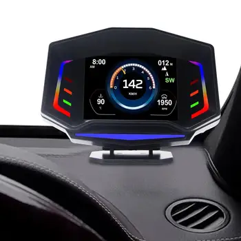 Авто Централен дисплей Цифров GPS-измерване на Скоростта С двоен режим на OBD2 /GPS Дигитален Авто Главоболие, HUD дисплея С двоен режим на OBD2 /GPS