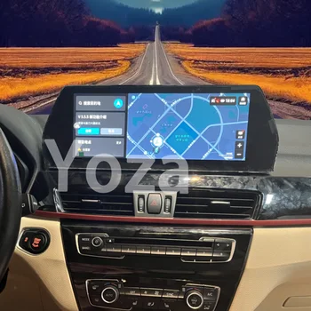 Автомагнитола Yoza Carplay за BMW X1 F48 2018-2023, мултимедиен плейър с докосване на екрана Android11, GPS-навигация, стерео уредба, 5G WIFI