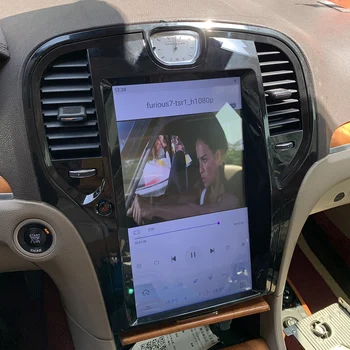 Автомобилен GPS навигатор с вертикален екран в стил 13,3 Qualcomm Android 11 Tesla За Lancia Thema 2012-2019, Мултимедиен плеър главното устройство