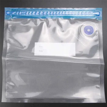Вакуумни торби за многократна употреба с цип за съхранение на продукти, Електрическа Ръчна Вакуум мерки и Теглилки, помпа + 15 бр. пакети размер 21 X 22 см