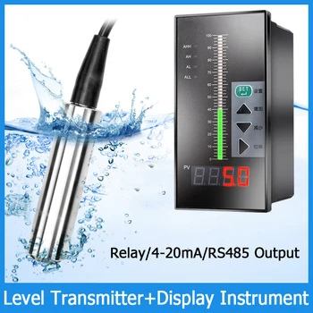 Дисплей сензор за нивото, touch дисплей, Резервоар за басейна, Водна кула, Реле за нивото на водата 4-20 мА RS485, Продукция на Статично налягане