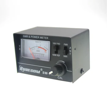 Електромера SURECOM SW-111 100 W КСВ за радио антени ЦБ за проверка на КСВ или относителна мощност