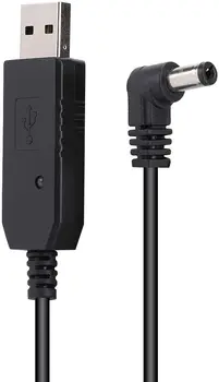 Зарядно устройство за радиостанции зарядно за Кола Boost Кабел USB Power Line Кабел е Съвместим с възможност за таксуване адаптер Baofeng UV5R UV82 UV9R