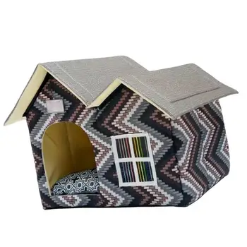 Котешки къща, Водоустойчив къщичка за домашни любимци, подслон за коте на закрито и на открито