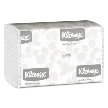 Многопластови салфетки, хартиени кърпички, 9,2 x 9,4, Бяла, 150 бр. /опаковане., 16 опаковки / Кашон -KCC01890