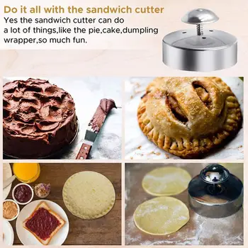 Нож за сандвичи за деца от неръждаема стомана, машина за сандвичи 