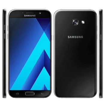 Оригинален Отключени Samsung Galaxy A7 2017 A720F A720FD ОПЕРАТИВНА ПАМЕТ 3 GB Вградена Памет 32 GB Восьмиядерный 5,7 