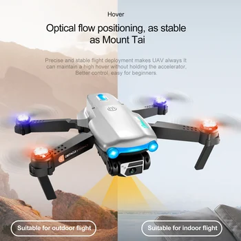 Професионална камера с висока разделителна способност Mini Drone 4k 8k, въздушна фотография с обходом препятствия на 360 °, бесщеточный сгъваем квадрокоптер